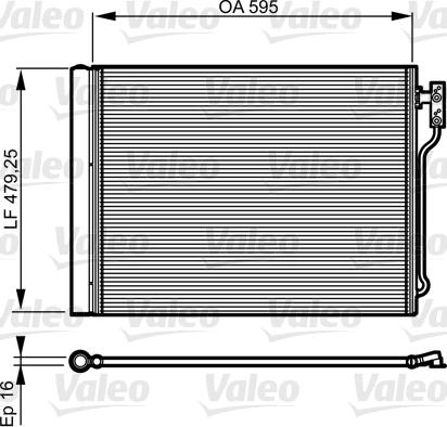 Valeo 814192 - Конденсатор кондиционера parts5.com