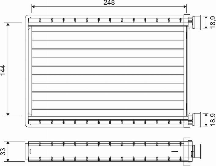 Valeo 811571 - Теплообменник, отопление салона parts5.com