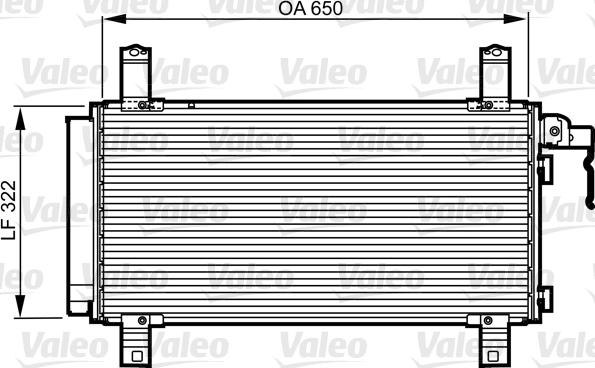 Valeo 818090 - Конденсатор кондиционера parts5.com