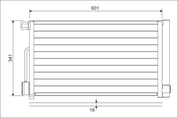 Valeo 818193 - Конденсатор кондиционера parts5.com