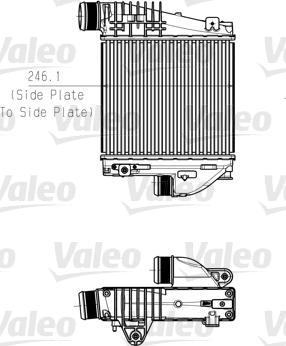 Valeo 818290 - Интеркулер, теплообменник турбины parts5.com