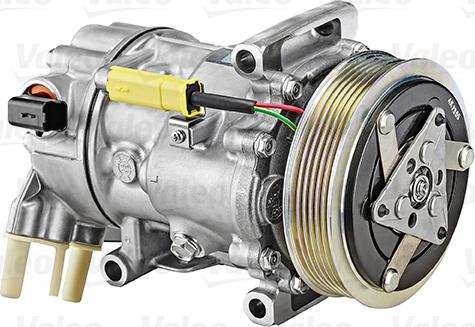 Valeo 813223 - Compressor, air conditioning parts5.com