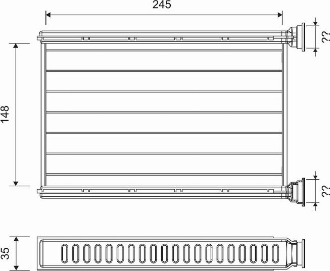 Valeo 812401 - Теплообменник, отопление салона parts5.com