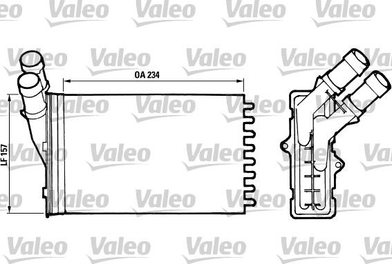 Valeo 812005 - Радиатор, охлаждение двигателя parts5.com