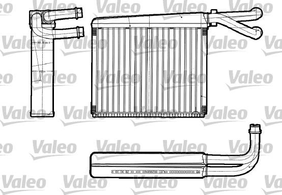 Valeo 812251 - Теплообменник, отопление салона parts5.com