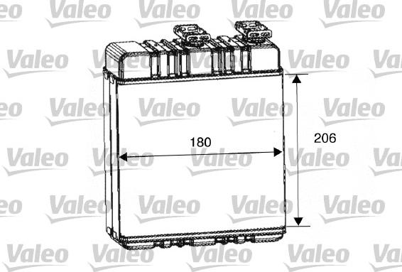 Valeo 812222 - Радиатор, охлаждение двигателя parts5.com