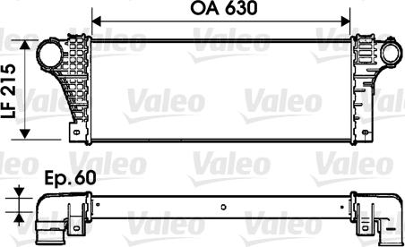 Valeo 817941 - Интеркулер, теплообменник турбины parts5.com