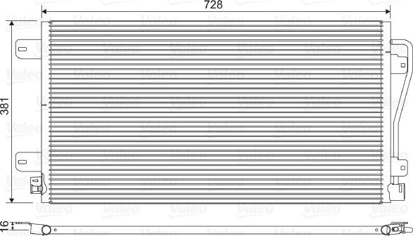 Valeo 817601 - Конденсатор кондиционера parts5.com