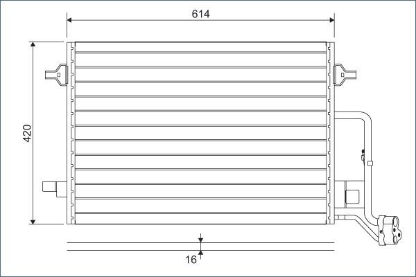 Valeo 817679 - Конденсатор кондиционера parts5.com