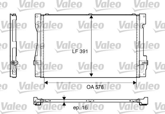 Valeo 817675 - Конденсатор кондиционера parts5.com