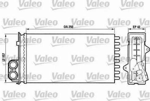 Valeo 883976 - Радиатор, охлаждение двигателя parts5.com