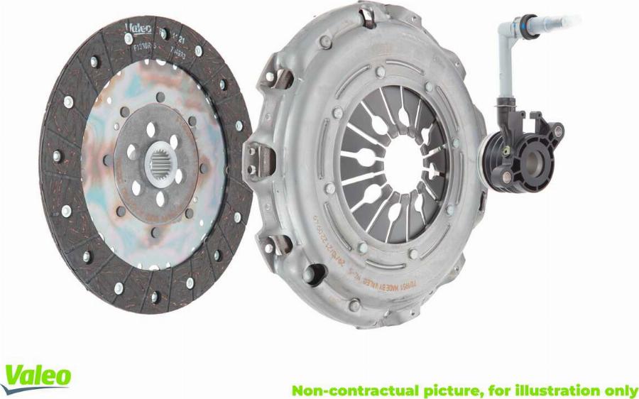 Valeo 834646 - Комплект сцепления parts5.com