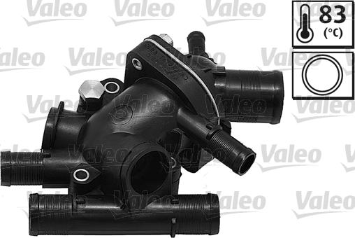 Valeo 820853 - Термостат, охлаждающая жидкость parts5.com