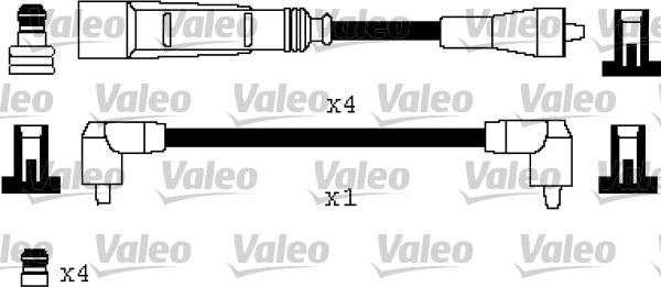 Valeo 346333 - Комплект проводов зажигания parts5.com