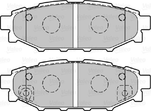 Valeo 301929 - Brake Pad Set, disc brake parts5.com