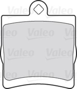 Valeo 301444 - Тормозные колодки, дисковые, комплект parts5.com