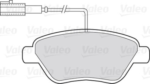 Valeo 301426 - Тормозные колодки, дисковые, комплект parts5.com