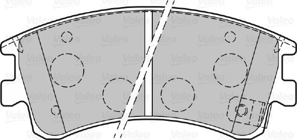 Valeo 301648 - Тормозные колодки, дисковые, комплект parts5.com