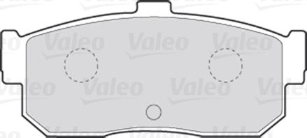 Valeo 301668 - Тормозные колодки, дисковые, комплект parts5.com