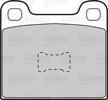 Valeo 301099 - Тормозные колодки, дисковые, комплект parts5.com