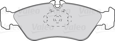 Valeo 301046 - Тормозные колодки, дисковые, комплект parts5.com
