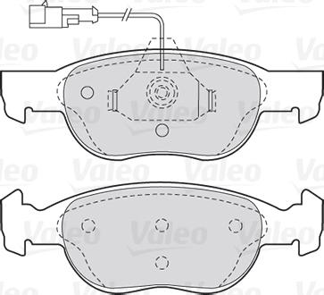 Valeo 301040 - Тормозные колодки, дисковые, комплект parts5.com