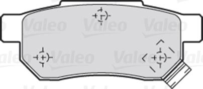 Valeo 301053 - Тормозные колодки, дисковые, комплект parts5.com