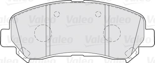 Valeo 301067 - Тормозные колодки, дисковые, комплект parts5.com