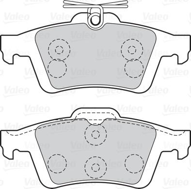 Valeo 301019 - Тормозные колодки, дисковые, комплект parts5.com