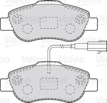 Valeo 301015 - Тормозные колодки, дисковые, комплект parts5.com