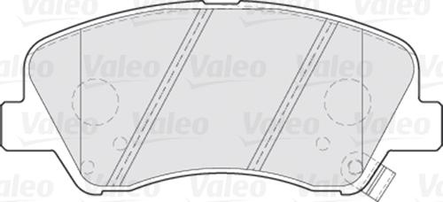 Valeo 301021 - Тормозные колодки, дисковые, комплект parts5.com