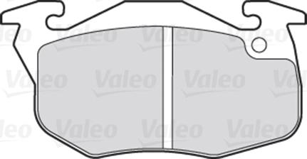 Valeo 301075 - Тормозные колодки, дисковые, комплект parts5.com