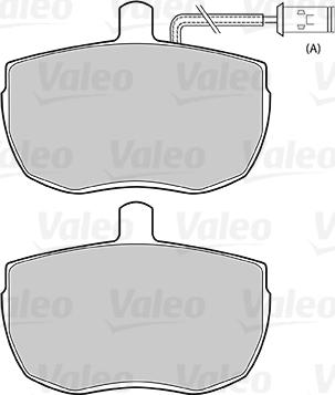 Valeo 301129 - Тормозные колодки, дисковые, комплект parts5.com