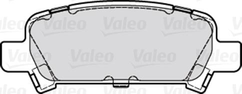 Valeo 301895 - Тормозные колодки, дисковые, комплект parts5.com