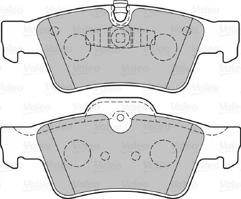 Valeo 301802 - Тормозные колодки, дисковые, комплект parts5.com