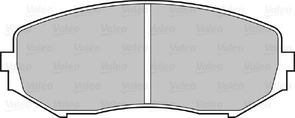 Valeo 301877 - Тормозные колодки, дисковые, комплект parts5.com