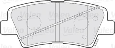 Valeo 301301 - Тормозные колодки, дисковые, комплект parts5.com