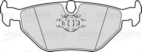 Valeo 301311 - Тормозные колодки, дисковые, комплект parts5.com