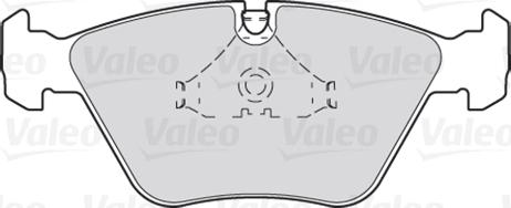 Valeo 301231 - Тормозные колодки, дисковые, комплект parts5.com