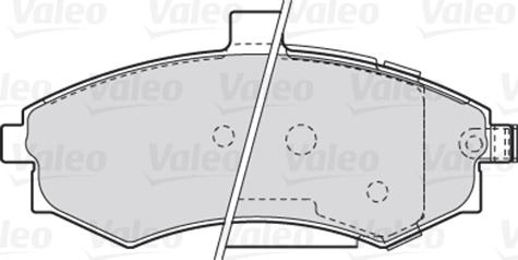 Valeo 301781 - Тормозные колодки, дисковые, комплект parts5.com