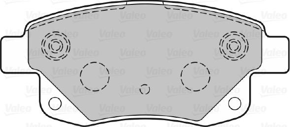 Valeo 301738 - Тормозные колодки, дисковые, комплект parts5.com