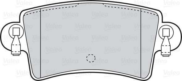 Valeo 302034 - Тормозные колодки, дисковые, комплект parts5.com