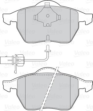 Valeo 302030 - Тормозные колодки, дисковые, комплект parts5.com