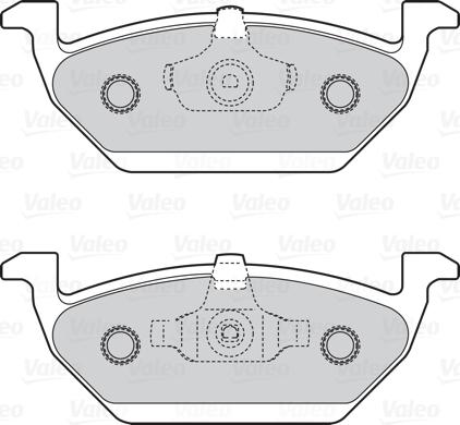 Valeo 302029 - Тормозные колодки, дисковые, комплект parts5.com