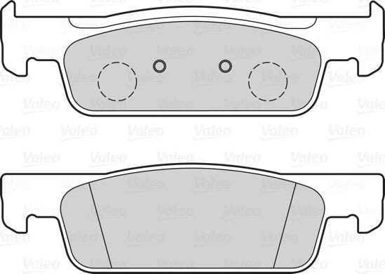 Valeo 302150 - Тормозные колодки, дисковые, комплект parts5.com