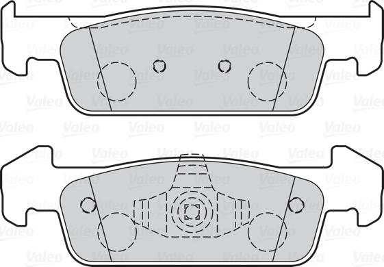 Valeo 302162 - Тормозные колодки, дисковые, комплект parts5.com