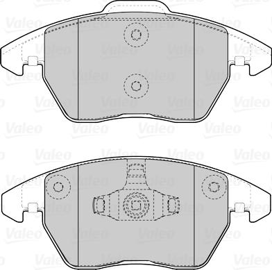 Valeo 302300 - Тормозные колодки, дисковые, комплект parts5.com