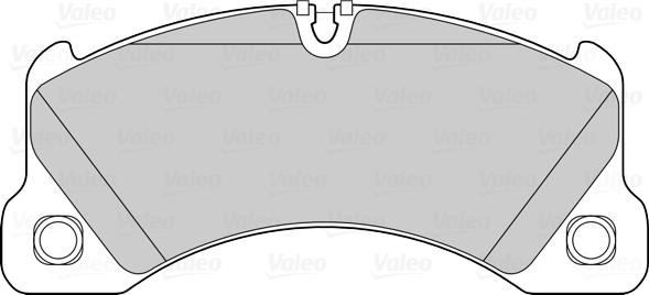 Valeo 302230 - Тормозные колодки, дисковые, комплект parts5.com