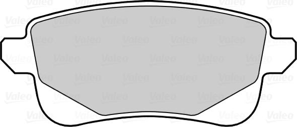 Valeo 302232 - Тормозные колодки, дисковые, комплект parts5.com