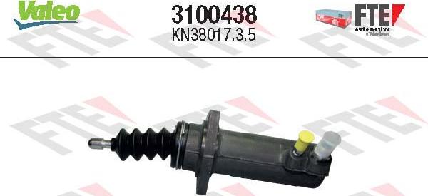 Valeo 3100438 - Рабочий цилиндр, система сцепления parts5.com